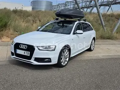 Usado Audi A4 S-Line 150 CV (110 kW) 2015 Blanco Familiar
