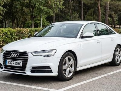 Usado Audi A6 S-Line 190 CV (139 kW) 2017 Blanco Berlina
