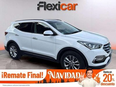 Blanco Usado 2017 Hyundai Santa Fe SUV | 19.790 € (Precio justo)