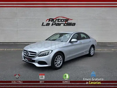 Usado Mercedes C220 170 CV (125 kW) 2017 Gris / plata Berlina