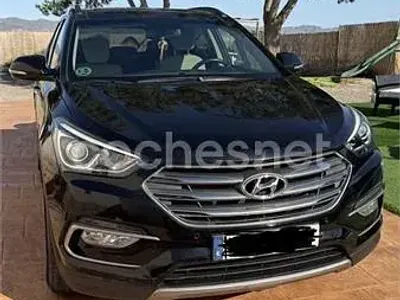 Usado Hyundai Santa Fe 200 CV (147 kW) 2016 Negro SUV