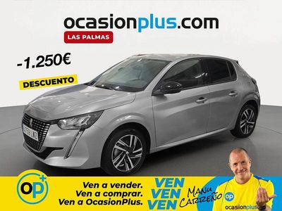 Usado Peugeot 208 Allure 100 CV (73 kW) 2022 Gris Utilitario