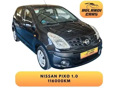 Usado Nissan Pixo Acenta 68 CV (50 kW) 2011 Negro Utilitario