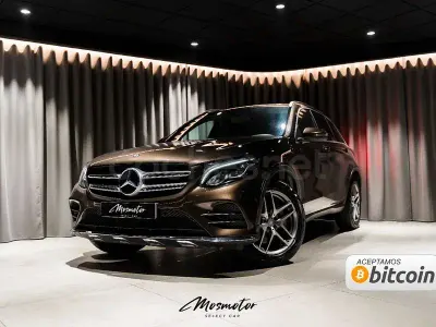 Usado Mercedes GLC220 AMG line 170 CV (125 kW) 2016 Marrón SUV