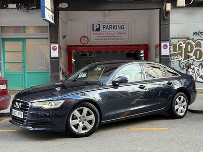 Usado Audi A6 Advanced 190 CV (139 kW) 2014 Azul Berlina