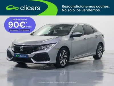 Usado Honda Civic Comfort 129 CV (94 kW) 2018 Gris Berlina