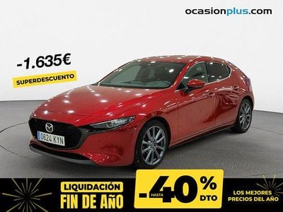 Rojo Usado 2019 Mazda 3 | 17.990 € (Precio justo)