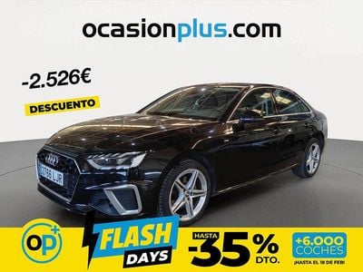 Usado Audi A4 S-Line 163 CV (119 kW) 2020 Negro Berlina