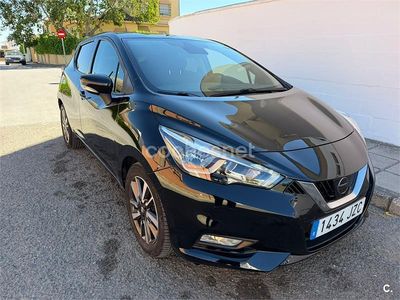 Usado Nissan Micra 90 CV (66 kW) 2017 Negro Utilitario