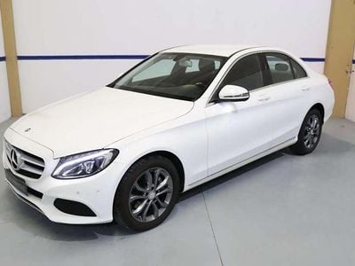 Usado Mercedes C220 170 CV (125 kW) 2017 Blanco Berlina