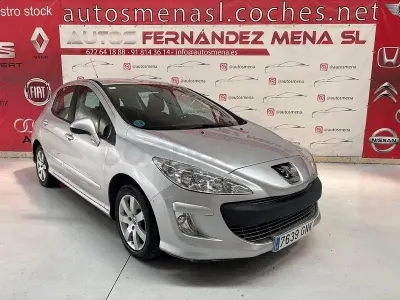 Usado Peugeot 308 Sport 120 HP (88 kW) 2009 Cinzento Sedan