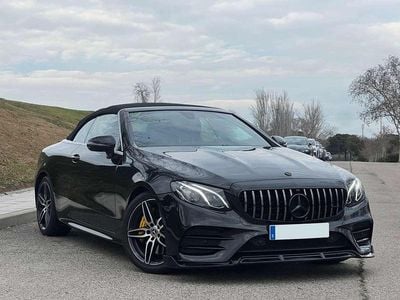 Negro Usado 2017 Mercedes E300 Descapotable | 42.900 € (Precio justo)