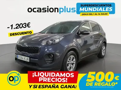Usado Kia Sportage 115 CV (84 kW) 2018 Gris SUV