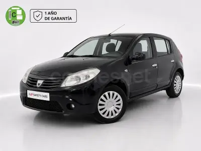 Usado Dacia Sandero Lauréate 75 CV (55 kW) 2010 Negro Berlina