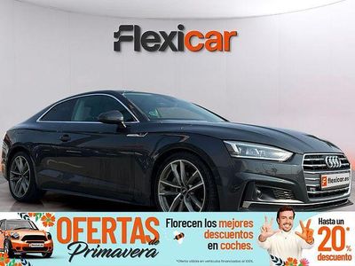 Usado Audi A5 190 CV (139 kW) 2018 Gris Coupe