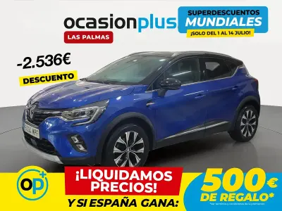 Usado Renault Captur Techno 90 CV (66 kW) 2024 Azul SUV
