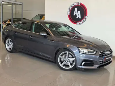 Usado Audi A5 Sportback 190 CV (139 kW) 2018 Gris Utilitario
