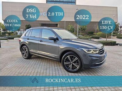 Usado VW Tiguan Life 150 CV (110 kW) 2022 Gris SUV