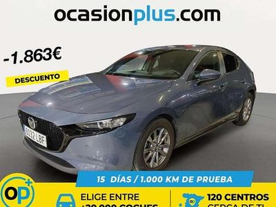 Usado Mazda 3 122 CV (89 kW) 2019 Gris Utilitario