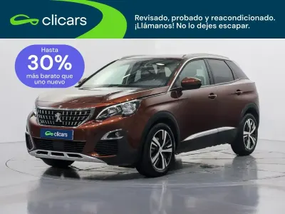 Usado Peugeot 3008 Allure 130 CV (95 kW) 2017 Marrón SUV