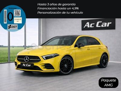 Usado Mercedes A250 218 CV (160 kW) 2021 Amarillo Berlina