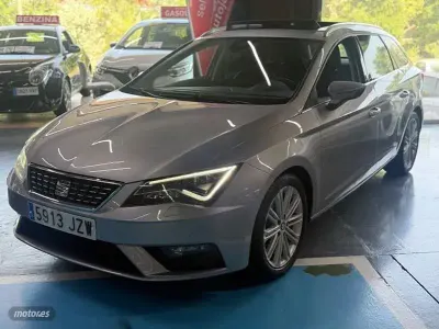 Usado Seat Leon ST 150 CV (110 kW) 2017 Gris Familiar