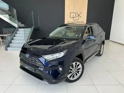 Usado Toyota RAV4 Hybrid Luxury 218 CV (160 kW) 2020 Azul SUV