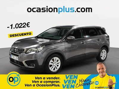 Usado Peugeot 5008 Active 130 CV (95 kW) 2017 Gris SUV