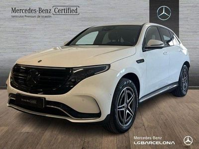 Usado Mercedes EQC400 300 kW (408 CV) 2021 Blanco polar SUV