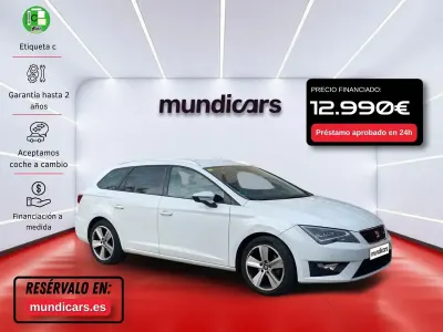 Usado Seat Leon ST FR 150 CV (110 kW) 2015 Blanco Familiar