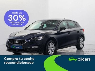 Usado Seat Leon Style 150 CV (110 kW) 2021 Azul Berlina