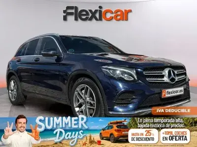 Usado Mercedes GLC220 170 CV (125 kW) 2019 Azul SUV