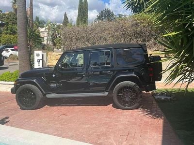 Usado Jeep Wrangler Unlimited Sahara 381 CV (280 kW) 2023 Negro SUV