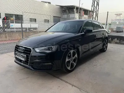 Usado Audi A3 110 CV (80 kW) 2016 Negro Berlina