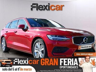 Usado Volvo V60 Momentum 163 CV (119 kW) 2021 Rojo Familiar
