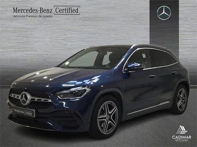 Usado Mercedes GLA200 AMG line 150 CV (110 kW) 2021 Azul SUV