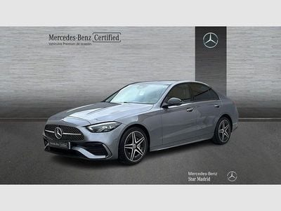 Usado Mercedes C220 AMG line 200 CV (147 kW) 2025 Gris selenita (metalizado) Berlina