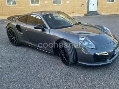 Usado Porsche 911 Turbo 500 CV (367 kW) 2014 Gris / plata Coupe