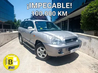 Usado Hyundai Santa Fe GLS 145 CV (106 kW) 2002 Gris / plata SUV