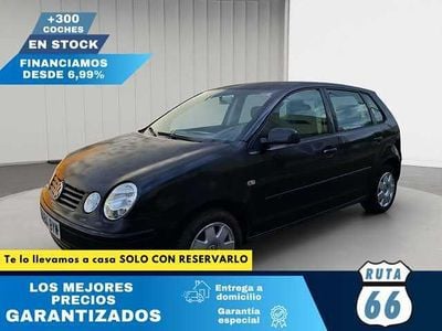 Usado VW Polo Highline 100 CV (73 kW) 2002 Negro Berlina