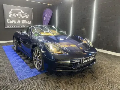 Usado Porsche 718 Boxster 300 CV (220 kW) 2018 Azul Descapotable