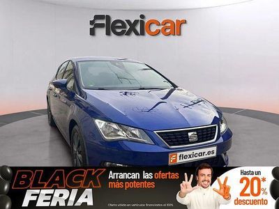 Usado Seat Leon Style 130 CV (95 kW) 2020 Azul Berlina