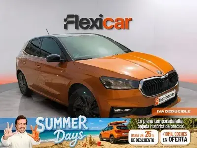 Usado Skoda Fabia Selection 115 CV (84 kW) 2025 Naranja Utilitario