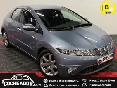 Usado Honda Civic Sport 140 CV (102 kW) 2007 Azul Berlina