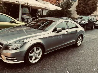 Usado Mercedes CLS350 252 CV (185 kW) 2013 Gris / plata Coupe
