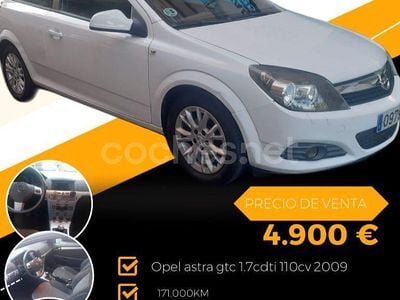 Blanco Usado 2009 Opel Astra GTC Sport Berlina | 4700 € (Precio justo)