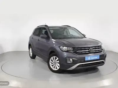 Usado VW T-Cross Advance 110 CV (80 kW) 2022 Gris SUV