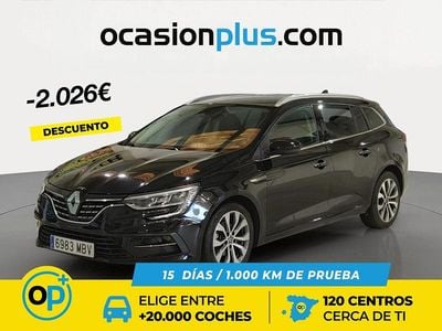 Usado Renault Mégane GrandTour Techno 140 CV (102 kW) 2022 Negro Familiar