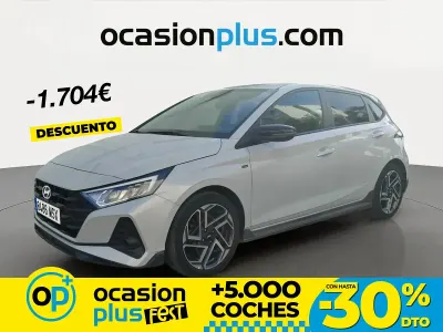 Usado Hyundai i20 N Line 79 CV (58 kW) 2024 Gris Berlina