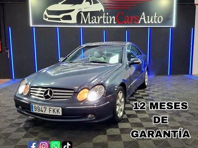 Usado Mercedes CLK270 Elegance 170 CV (125 kW) 2003 Gris / plata Coupe